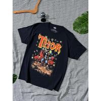 ราคา เสื้อยืด Comic Marvel สีดำ Thor เทพเจ้าสายฟ้า ลายสวยมาก สกรีนคมสีสด สภาพใหม่มาก ลิขสิทธิ์แท้ L (29774175948)