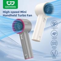 ราคา GOOJODOQ พัดลมพกพา Gfs001 4000mah พัดลม Type C พัดลมไอเย็น พร้อมจอแสดงผล พัดลมมือถือ (42373355557)