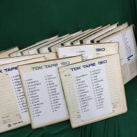 ราคา ม้วนเทปรีล 7" มีเพลง 2chanal 4track speed 7.5 (19cm) เล่นได้สองหน้า ใช้กับเครื่องไฟ 220v. หรือปรับ 50hz มือสอง ไม่มีปก (24142687319)