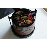 ราคา เครื่องเขิน เบนโตะทรงปิ่นโต 3 ชั้น ลายต้นสนญี่ปุ่น สินค้าใหม่ค่ะ ขนาด 18×20 cm (29531869533)