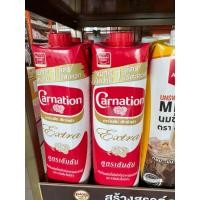 ราคา คาร์เนชั่น Carnation Extra ขนาด 1 ลิตร ครีมเทียมพร่องไขมันสำหรับอาหารและเบเกอรี่ คาร์เนชั่น เอ็กซ์ตร้า (49552010157)