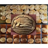 ราคา สวยดั่งทอง !! เหรียญพระนอน วัดโพธิ์ หลัง ภปร.+เหรียญพระชัยหลังช้าง ในหลวงครบ 5 รอบ หลัง ภปร. พิธีใหญ่พร้อมกัน ปี 2530 ไม (18651963465)