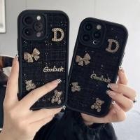 ราคา เคสโทรศัพท์มือถือหนัง TPU นิ่ม ลายหมี 3D สีดํา สําหรับ Apple iPhone 15 Pro Max iPhone 13 SE2 2020 8 Plus 12 i11 14 Pro XS Max i8plus SE3 2022 X XR 7 10x 11 iPhone13 (22188818999)