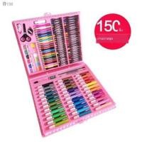 ราคา ชุดเครื่องเขียน 42/86/150 ชิ้น, อุปกรณ์ศิลปะสำหรับเด็ก, ดินสอสี, ลายเส้นสีน้ำ, ชุดระบายสี, เครื่องเขียน 9 ชิ้น (3769763114)