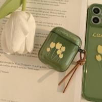 ราคา [C0005]เคสป้องกัน airpod ซิลิโคน TPU แบบนุ่มลายดอกทิวลิปเหมาะสําหรับ Airpod 1/2/ Airpod Pro (40913526030)