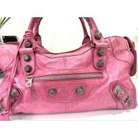 ราคา BALENCIAGA City The GiantBriefcase One Shoulder Bag PinkLeather น่ารักมาก ใหม่มาก 15900 (25539573750)