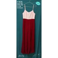 ราคา จั๊มสายเดี่ยว (ผ้าฮานาโกะ)ซิปหลัง กางเกงทรงขากระบอก ผ่าหน้า ทรงสวย ผ้าดี (46550198721)