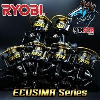 ราคา รอกสปินนิ่งเรียวบิ RYOBI ECUSIMA 1000Vi/2000Vi/3000Vi/4000Vi/6000Vi/8000Vi (BLACK) (26407569044)