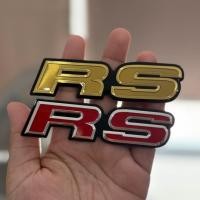 ราคา โลโก้ RS อาร์เอส ติดท้ายรถ ติดกระจังหน้ารถยนต์ ติดรถ HONDA (54202528382)