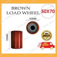 ราคา 50X70 สีน้ําตาล LOAD WHEEL/ HAND PALLET TRUCK / PU LOAD WHEEL C/W BEARING / PU LOAD WHEEL / CASTER/CASTOR/RODA / REPLACEMEN (21395230187)