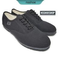 ราคา [พร้อมส่ง] SKYBIRD S.21 รองเท้าผ้าใบ สกายเบิร์ด สีดำ มีเก็บเงินปลายทาง หัวผ้า หัวแหลม (25057693813)