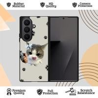ราคา เคสไฮบริด เคสแบบกําหนดเอง Samsung Galaxy Z Fold 7 6 5 4 3 5GAction Kitty Paws ZR0181 ฝาครอบกรณี (47556306720)
