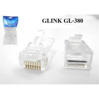 ราคา GLINK หัวแลนมาตรฐาน RJ45 CAT5 GL-380 หัวต่อสายแลน Plug RJ45 CAT5 RJ45 หัวแลน 100ตัว/Pack (24486367004)