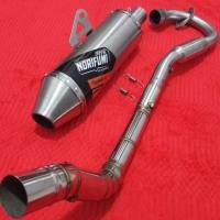 ราคา Norifumi จรวด 4 ไอเสียเปิด spac KLX 150/crf 150/ksr 110/wr 155/dtracker/msx 125/xtz 125/xr 200/150 (48006314626)