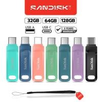ราคา SanDisk Ultra Dual Drive Go USB 3.2 Gen1 Flash Drive Type-C (SDDDC3) 32GB 64GB 128GB 256GB ประกัน5ปี (24347793884)