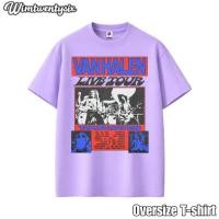 ราคา เสื้อยืด VAN HALEN OVERSIZE | วินเทจ วินเทจ วินเทจ วินเทจ | เสื้อยืด OVERSIZED | เสื้อยืด LILAC (56555014096)