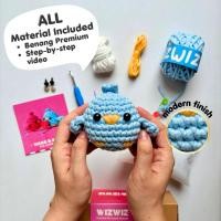 ราคา DIY Crochet Kit Amigrumi - Nuri The Lovebird - การถักตุ๊กตามือใหม่ (49706153438)