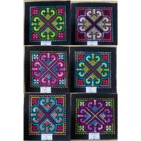 ราคา ผ้าปักชาวเขา handmade ลายหัวใจ (29673238914)