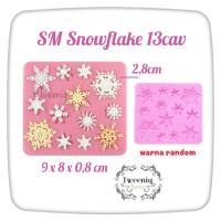 ราคา แม่พิมพ์ซิลิโคนเกล็ดหิมะ 13cav ดอกไม้หิมะ แม่พิมพ์ซิลิโคนฟองดอง (28887918500)