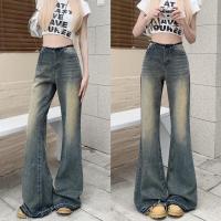 ราคา Pudding ~พร้อมส่ง~ "1901" กางเกงยีนส์เอวต่ำขายาว ทรงขาม้าเล็ก กางเกงยีนส์ขาม้า เอวสูง ผ้ายืดใส่สบาย (19491944738)