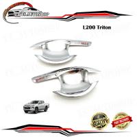ราคา เบ้าปีก กันรอย รุ่น 2 ประตู สีโครเมี่ยม ลาย FITT Mitsubishi L200 Triton 4x2 4x4 (8363630551)