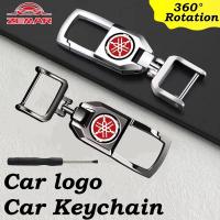 ราคา Yamaha สากล พวงกุญแจโลหะรถยนต์ โซ่กุญแจรถจักรยานยนต์ ผู้ถือกุญแจ พวงกุญแจรถยนต์ 360 ° หมุนเครื่องถือกุญแจ Yamaha mio i125 Aerox V2 V1 NMAX155 (41727327795)