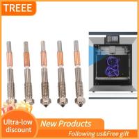 ราคา Treee Treee Eujgoov 5 ชิ้น 3D เครื่องพิมพ์ Bimetallic หัวฉีดความร้อนเซรามิคหลอดคอโลหะผสมทองแดงเหล็กชุบแข็งแบบบูรณาการหัวฉีด 0.4 มม. 0.2 มม. 0.6 มม. 0.8 มม. (48400138363)