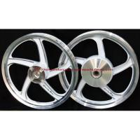 ราคา วงล้อแม็ก Racing Boy 588 หน้า หลัง FINO MIO NOUVO CLICK ขอบ14 5ก้าน และ ขอบ17 6ก้าน สีขาว และ ดำ Firstmotorshop (2588652628)