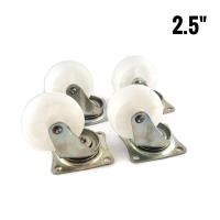 ราคา ล้อพลาสติกไนล่อน ล้อไนล่อน ล้อเป็น แป้นหมุน ขนาด 2.5 นิ้ว (2 1/2 นิ้ว) แพ็ค 4 ล้อ (9685159269)