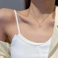 ราคา Necklace, crystal pendant, Korean version of the unique collarbone chain, gentle fashion women's necklace (20504651236)