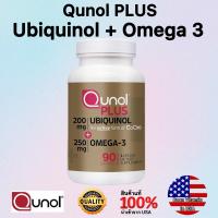 ราคา โคคิวเทน Qunol Plus Ubiquinol 200/100mg + Omega 3 250 mg, 90 Softgels (29509342418)