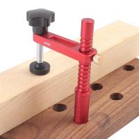 ราคา Bench Dog Clamp, 19/20mm Dog Hole Clamps for Woodworking, Adjustable Aluminum Alloy Quick Acting Dog Clamp for MFT Table Workbench Tool (28533624724)