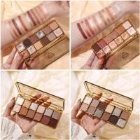 ราคา i happy shop: อายแชโดว์สีสวย พาเลตอายแชโดว์กันน้ำ พาเลทอายแชโดว์ 16สี เนื้อกลิต​เตอร์​ สีสวย Y0033 (28576182099)