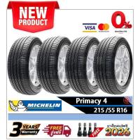 ราคา 215/55R16 Michelin Primacy4 |2,4 เส้น| *ปี2025,2026*-ส่งฟรี- ผ่อน0% ยางใหม่/ยางมิชลิน (40926697361)