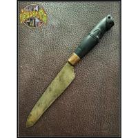 ราคา มีดฝานหมาก เนื้อขันลงหิน เก่าโบราณด้ามไม้พญางิ้วดำแกะเป็นรูปเสือ คมดี เป็นเครื่องราง ของมงคลในตัว (24711983892)