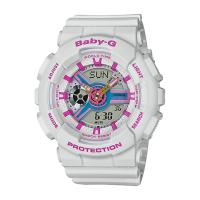 ราคา Casio Baby-G นาฬิกาข้อมือผู้หญิง สายเรซิ่น รุ่น BA-110NR-8A - สีเทา (1251200759)