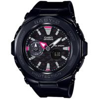 ราคา Casio Baby-G นาฬิกาข้อมือผู้หญิง สายเรซิ่น รุ่น BGA-225G-1A - สีดำ (283187916)
