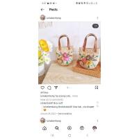 ราคา กระเป๋าผักตบชวาแฮนด์เมด (29215182571)