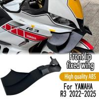 ราคา For YAMAHA R3 2022 2023 2024 2025Motorcycle Accessories Black Naked Front Downforce Spoiler Winglet (56806968512)
