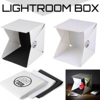 ราคา DIY LED STUDIO สตูดิโอถ่ายภาพ LEDเดสก์ท็อปสตูดิโอแบบพกพา กล่องไฟถ่ายภาพ เสริมการถ่ายภาพ จำลองสตูดิโอพกพา สตูดิโอขนาดเล็ก (5537111686)