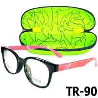 ราคา TR-90 แว่นตา รุ่น 3017 สีดำขาชมพู วัสดุ TR-90 100%(KOREADESIGN)เบาและยืดหยุ่นได้ (276670940)