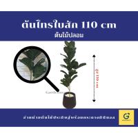 ราคา [Gardenmart] ต้นไม้ปลอม ต้นไทรใบสักปลอม ไทรใบสัก สูง 110 cm. [ฟรีหินตกแต่งสีขาว] (19771425719)