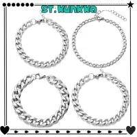 ราคา ST.KUNKKA ข้อมือสแตนเลส สร้อยข้อมือสแตนเลส สร้อยข้อมือฮิปฮอปสำหรับผู้ชายและผู้หญิง เครื่องประดับผู้ชายและผู้หญิง (28574004066)