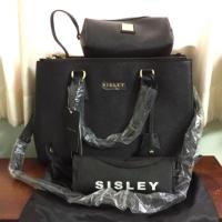 ราคา แท้ ใหม่ 100% กระเป๋า SISLEY หนัง Saffiano (1962621077)