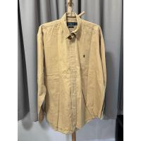 ราคา เสื้อ polo ralph lauren สีออกครีมๆน้ำตาล อก 54 ยาว 32 นิ้ว มือสอง (26437332215)