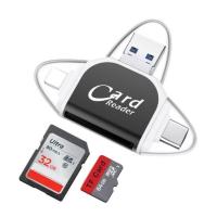 ราคา iDragon การ์ดรีดเดอร์ (1) SD Card Reader Micro SD OTG การ์ดรีดเดอร์ type c อะแดปเตอร์การ์ดรีดเดอร์ (1332745842)