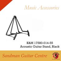 ราคา K&M 17580-014-55 ขาตั้งกีตาร์โปร่ง Heli 2 สีดํา (18680250291)