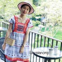 ราคา ชุดพื้นเมือง ชุดเชียงใหม่ ชุดชาวเขา เดรสผ้าฝ้าย เดรสพื้นเมือง ชุดผ้าฝ้าย ชุดดอย✨ชุดเหนือ เสื้อแม้ว เสื้อเที่ยวเหนือ (5409138404)