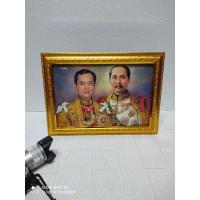 ราคา ภาพคู่ รัชกาลที่5 รัชกาลที่9 ใส่กรอบกระจกอย่างดี ขนาดภาพรวมกรอบ 13 ×18นิ้ว ตั้งได้แขวนได้ (20858705729)