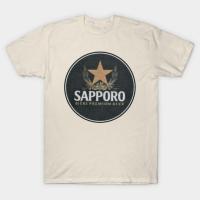 ราคา เสื้อยืด Vintage Sapporo Beer 1876 - Retro Style T-Shirt แท้ Cotton 100% หลวม รัดรูป เสื้อกีฬา (40965498132)